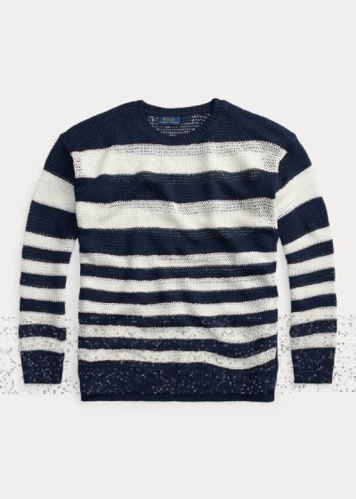 Suéter Polo Ralph Lauren Striped Linen Mulher 46732-GNEO